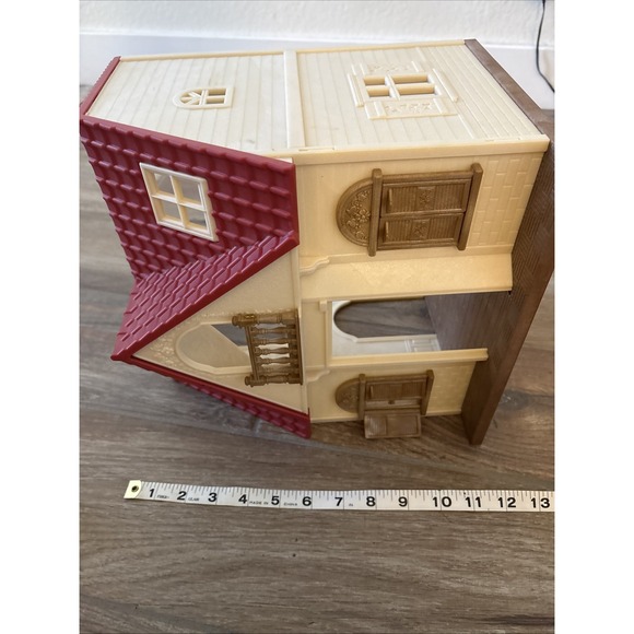 Vintage Sylvanian Families Calico Critters Red Roof Cozy Cottage - Picture 7 of 8